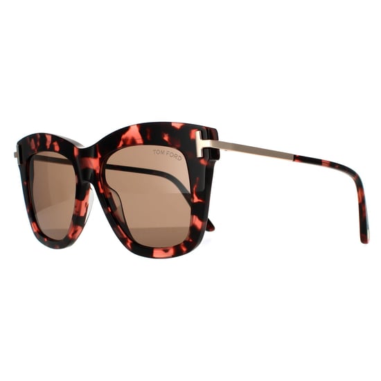 Tom Ford Cuadrado Mujeres Rosa Habana Marrón - Image 2