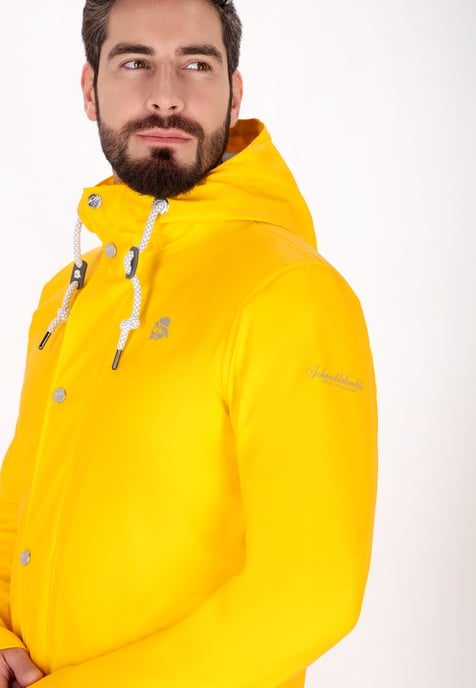 Schmuddelwedda rain jacket Men yellow - Image 5