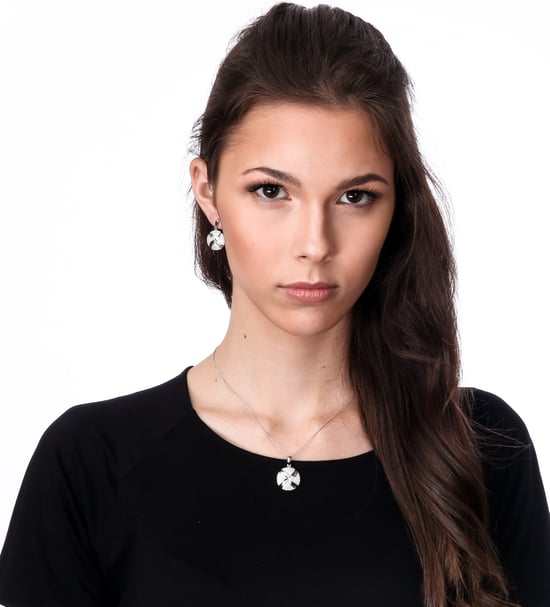 Orphelia Women's 925 Sterling Silver Drop Earrings - Silver ZO-6043 - Image 5