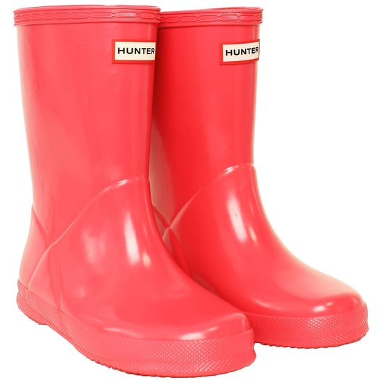 Botas de agua rosa brillante para niños Hunter - Image 1