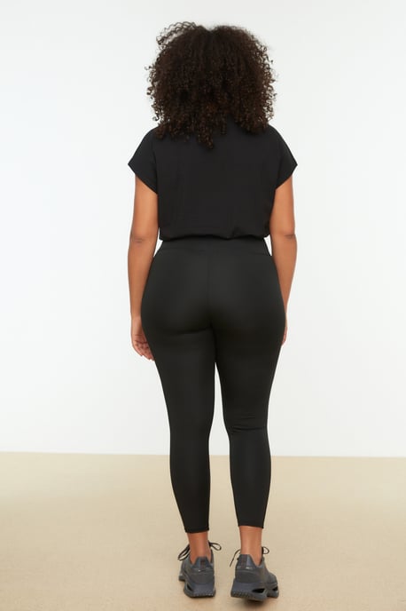 Trendyol Women's High Waist Skinny Plus Size Sports Leggings - Image 5