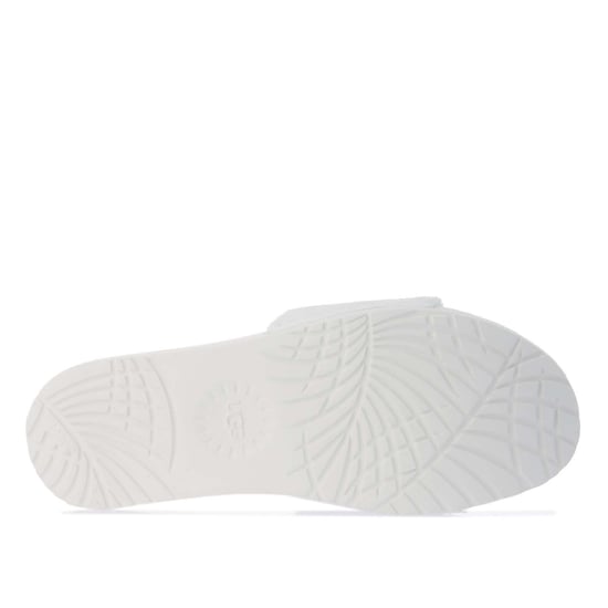 Women's Ugg Mahalia Slide Sandals in White - Image 3