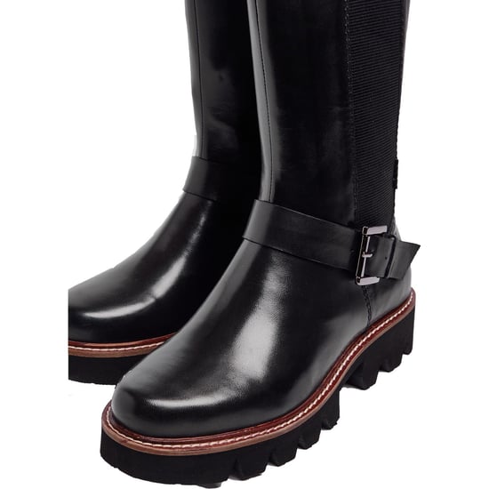 Pod Aleena Leather/Textile Women's Black Boots - Image 6