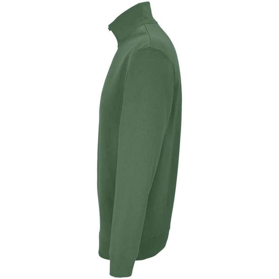 SOLS Unisex Adult Conrad Quarter Zip Sweatshirt (Bottle Green) - Image 3