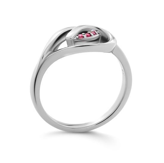 Orphelia 'Dazzle' Women's 925 Sterling Silver Ring - Silver ZR-7518/R - Image 4