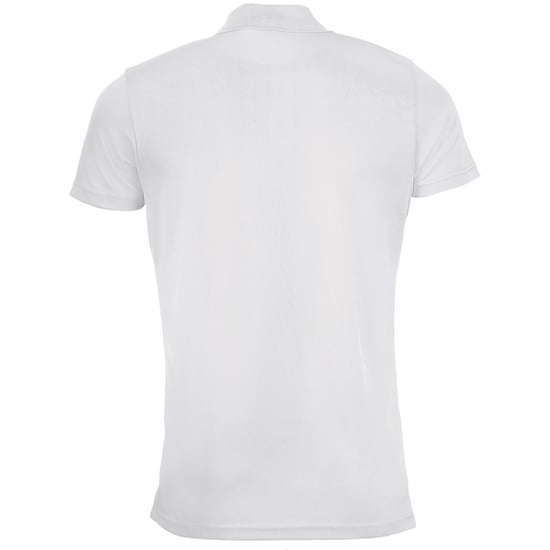 SOLS Mens Performer Short Sleeve Pique Polo Shirt (White) - Image 3