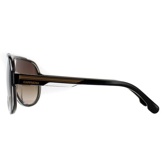 Carrera Aviator Mens Black Gold Brown Gradient 1057/S