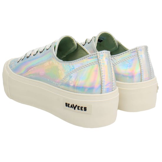 Zapatos de Mujer Seavees Monterey Platform Sun Valley Plata - Image 3