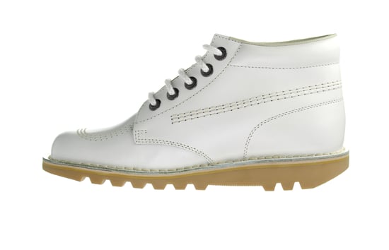 Kickers Kick Hi Core Womens White Boots