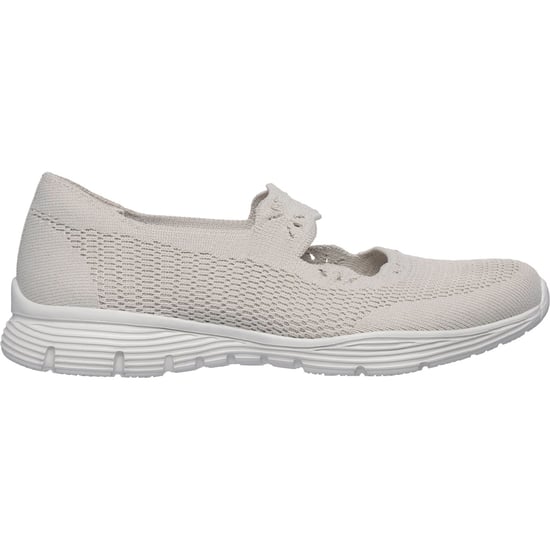 Skechers Seager Cute N' Coy Textile Women's Natural Trainers - Image 2