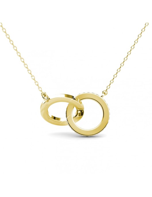 Colgantes Circle Twin - Oro y Cristal - Image 5