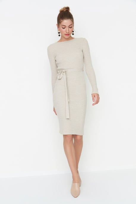 Trendyol Women's Crew neck A-line Dress - Image 2