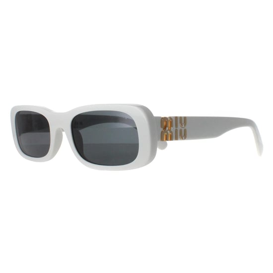 Miu Miu Rectangle Womens White Ivory Dark Grey MU08ZS
