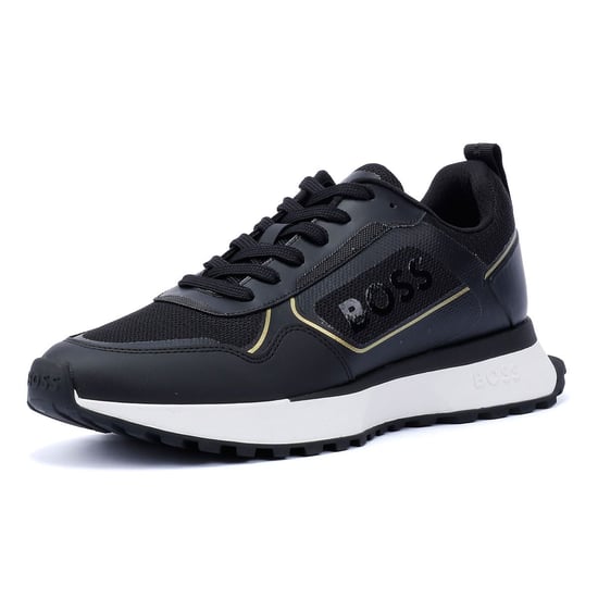 Boss Jonah Runn Men's Black/Gold Trainers - Image 3