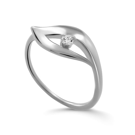 Orphelia 'Milan' Women's 925 Sterling Silver Ring - Silver ZR-7519 - Image 1