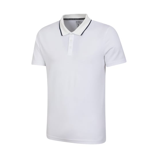 Mountain Warehouse Mens Tournament IsoCool Polo Shirt (White) - Image 3