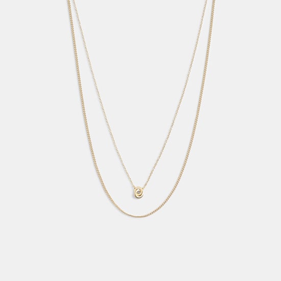 Delicate Interlocking Layered Necklace