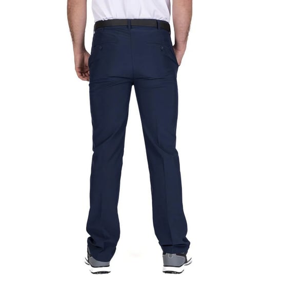 Island Green Mens Tour Stretch Tapered Leg Golf Trousers (Dark Navy) - Image 4