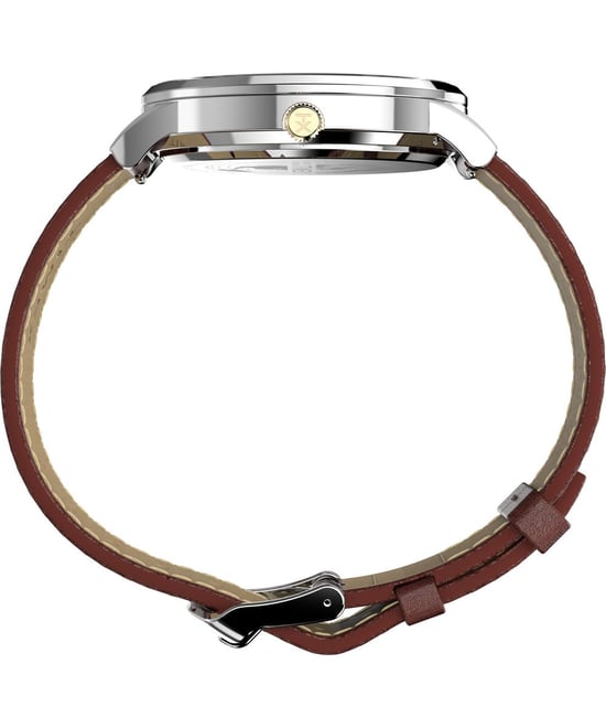Timex Waterbury Classic Moon Phase Men's Brown Watch TW2W75600 - Image 2
