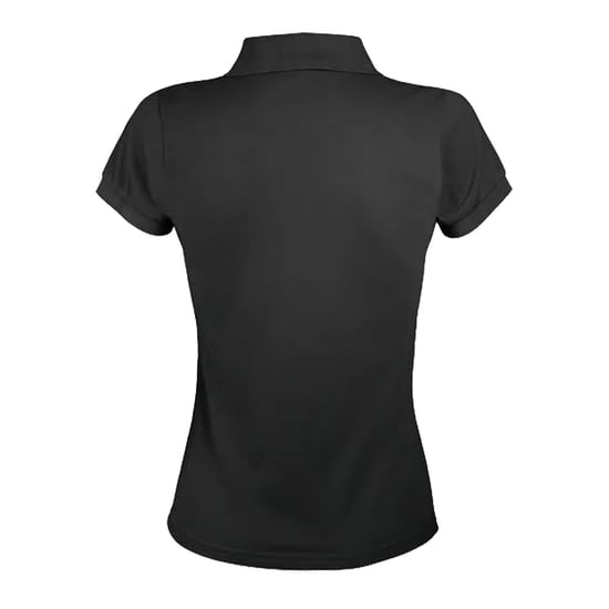 SOLS Womens/Ladies Prime Polo Shirt (Black) - Image 2