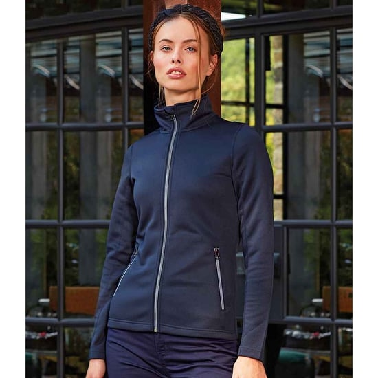 Premier Womens/Ladies Sustainable Zipped Jacket (French Navy) - Image 4