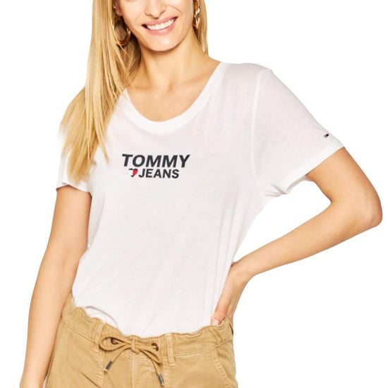 Camiseta de mujer Tommy Jeans con logotipo de corazón corporativo - Image 1