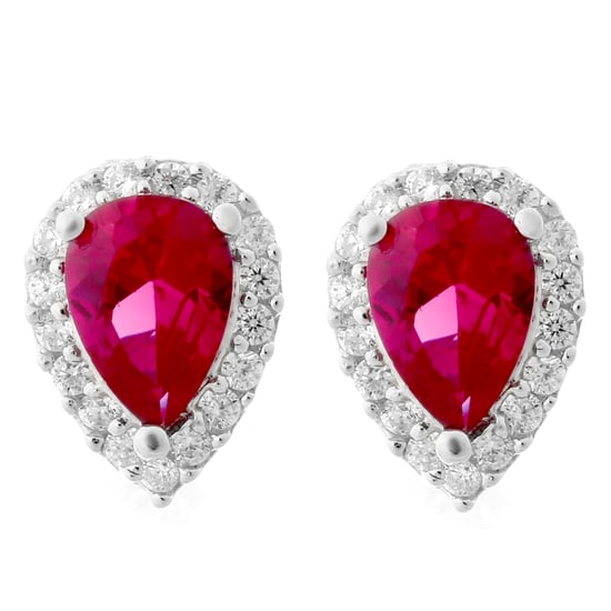 Orphelia 'Enora' Women's 925 Sterling Silver Stud Earrings - Silver ZO-7226/RU - Image 2