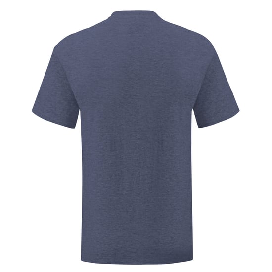 Fruit of the Loom Mens Iconic 150 Heather T-Shirt (Heather Navy) - Image 2
