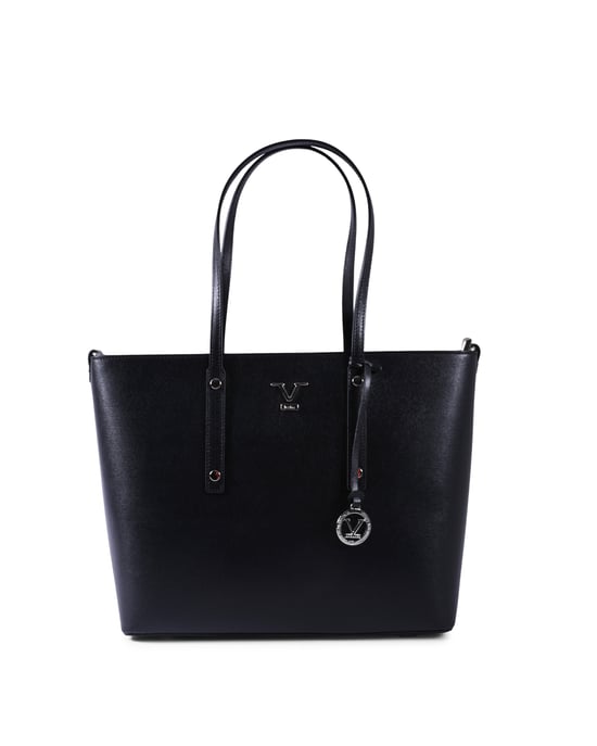 V Italia Womens Handbag CB1070 SAFFIANO NERO