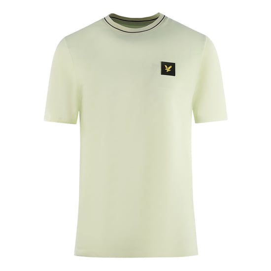 Camiseta informal verde lúcido con ribetes de Lyle & Scott - Image 1