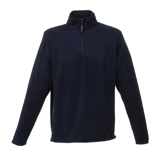 Regatta Mens Micro Zip Neck Fleece Top (170 GSM) (Dark Navy)