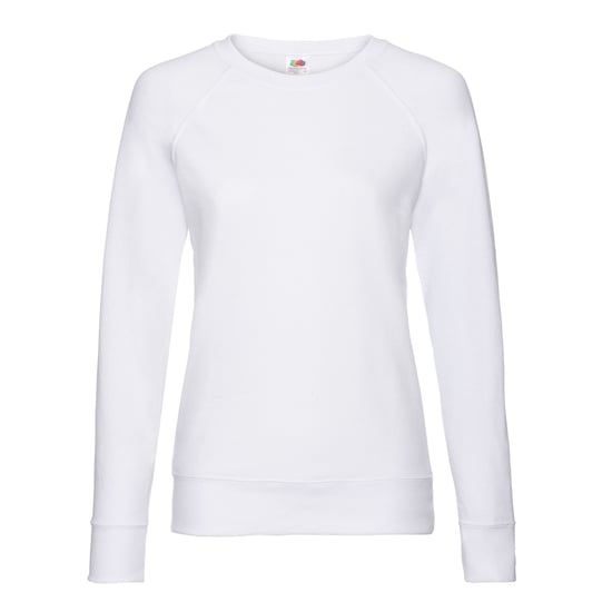 Fruit of the Loom Womens/Ladies Lightweight Lady Fit Raglan Sweatshirt (White) - Image 1