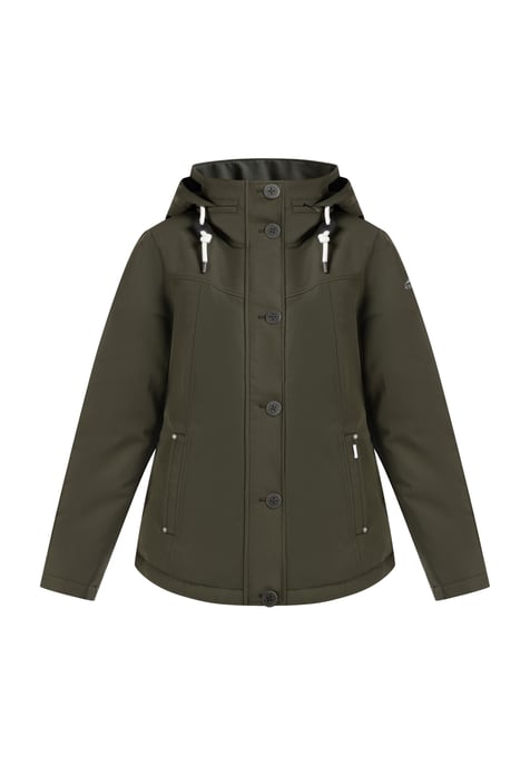 ICEBOUND Winter jacket women dark olive - Image 1