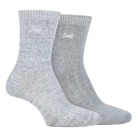 Womens Walking Boot Socks | Jeep | 2 Pack Calcetines Running Poliéster Alto Rendimiento - Pizarra / Blanco - Image 1