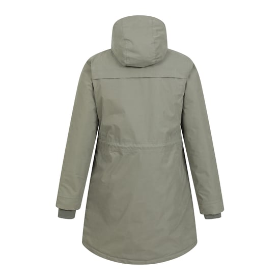 Mountain Warehouse Womens/Ladies Acorn Waterproof Borg Lined Padded Parka (Khaki Green) - Image 2