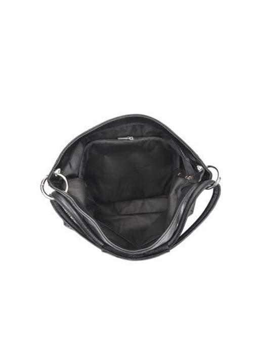 Anna Luchini SS22 AL 1071 Black Leather Bag - Image 3