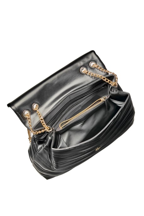 Bolso de Hombro Mediano Acolchado Privilege Color Negro - Image 6