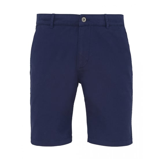 Asquith & Fox Mens Casual Chino Shorts (Navy) - Image 1