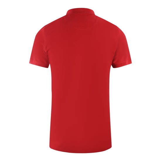 Polo rojo con logo en caja de Aquascutum - Image 2