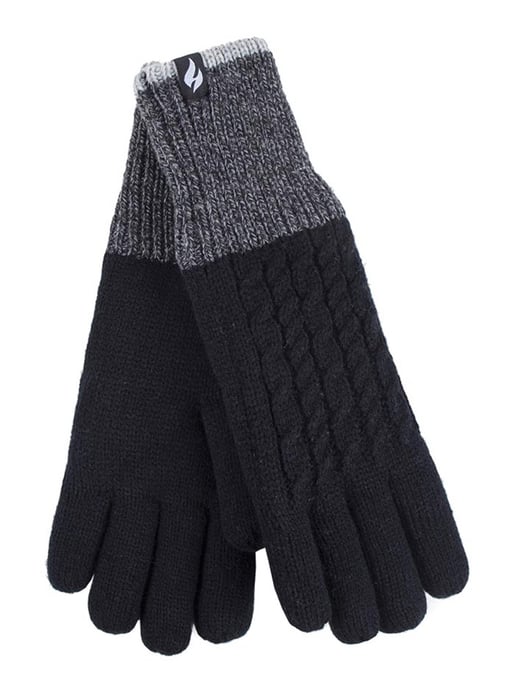 Heat Holders - Guantes térmicos de invierno para mujer estilo kisdon - Negro - Image 1