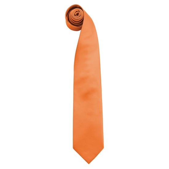 Premier Mens Colours Fashion Tie (Orange) - Image 1