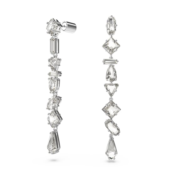 Swarovski 'Mesmera' Women's Base Metal Drop Earrings - Silver 5661687 - Image 3