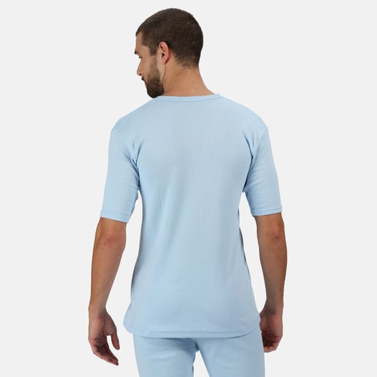 Regatta Mens Thermal Underwear Short Sleeve Vest / T-Shirt (Blue)