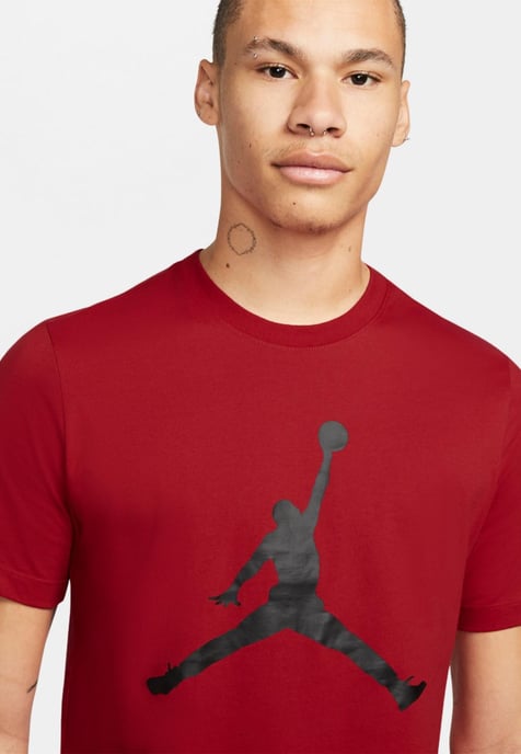 NIKE Mens M J Jumpman SS Crew T Shirt in Red