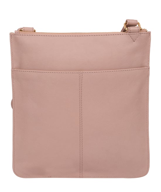 'Kenley' Blush Pink Leather Cross Body Bag