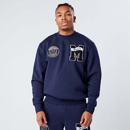 Men's Mercier Academy Crewneck Sweatshirt in Navy
