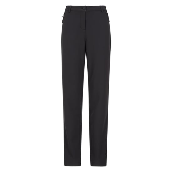 Mountain Warehouse Womens/Ladies Vermont Softshell Hiking Trousers (Black) - Image 1
