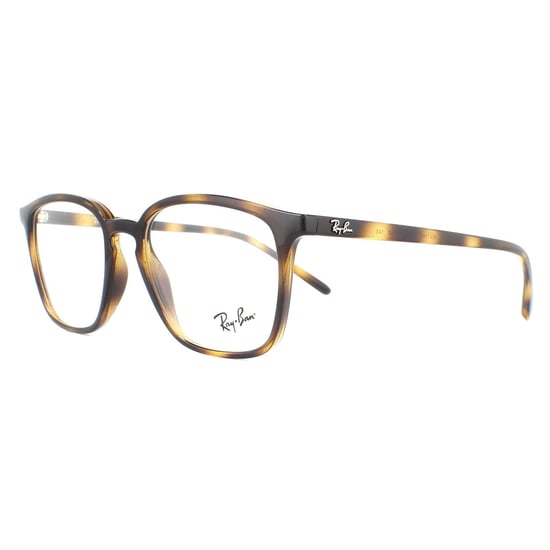 Montura de gafas Ray-Ban RX7185 2012 Havana Hombres Mujeres - Image 2