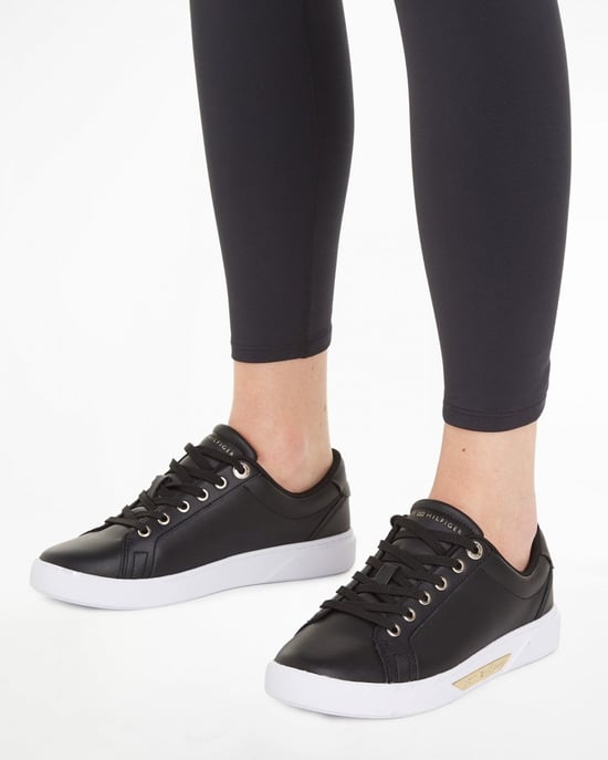 Zapatillas Court para mujer Tommy Hilfiger Golden HW - Image 4