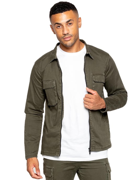 Enzo | Chaqueta Cargo Overshirt para hombre - Image 1